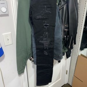 AMIRI MX1 Black Denim (Size 28)